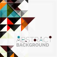 Abstract geometric background Modern overlapping triangles N580