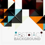 Abstract geometric background Modern overlapping triangles N582