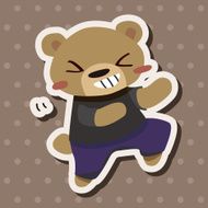 animal bear cartoon theme elements N19