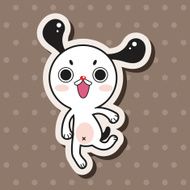 animal dog cartoon theme elements N37