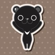 animal bear cartoon theme elements N20