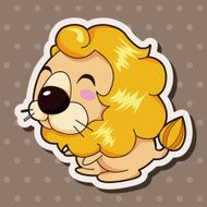 animal lion cartoon theme elements N17