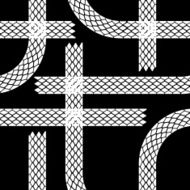 Seamless wallpaper winter tire tracks pattern illustration vecto