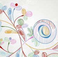 Floral background N790