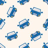 transportation car cartoon seamless pattern background N60