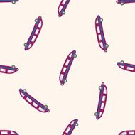 transportation limo cartoon seamless pattern background