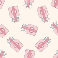 fruit jam cartoon seamless pattern background N4