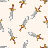 weapon cartoon seamless pattern background N13