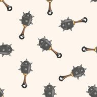 weapon cartoon seamless pattern background N18