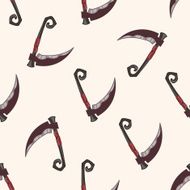 weapon cartoon seamless pattern background N22