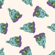 Building design house cartoon seamless pattern background N4