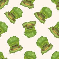 Building design house cartoon seamless pattern background N8