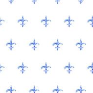 fleur-de-lis seamless pattern N2