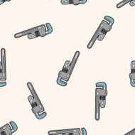 work tool machine cartoon seamless pattern background