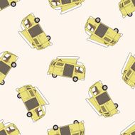 transportation car cartoon seamless pattern background N69