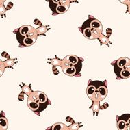 animal squirrel cartoon seamless pattern background N3