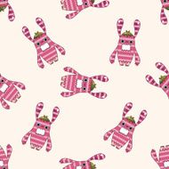 monster cartoon vecotr seamless pattern background N7