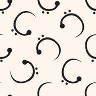 music note cartoon seamless pattern background N3