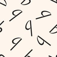 music note cartoon seamless pattern background N4