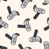work tool hammer cartoon seamless pattern background N4