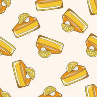 decorating cake icon 10 cartoon seamless pattern background N13