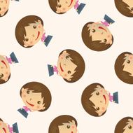 business people character cartoon seamless pattern background