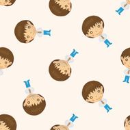 business people character cartoon seamless pattern background N8