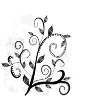 floral abstract design N3