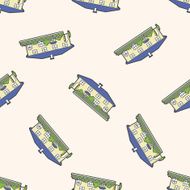 Building house cartoon seamless pattern background N82
