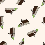 Building house cartoon seamless pattern background N85