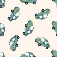 transportation car cartoon seamless pattern background N78