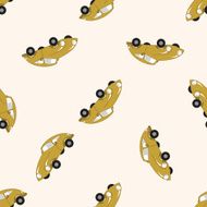 transportation car cartoon seamless pattern background N79