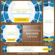 Advertising banners in different sizes for your web