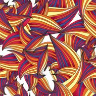 Graphic rainbow color pattern