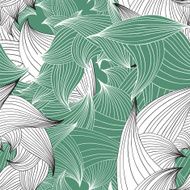 Graphic foliage pattern N2