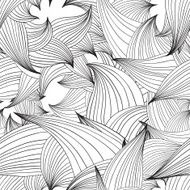 Graphic foliage pattern N5