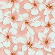 Pink Floral Seamless Pattern
