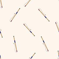 Fishing rods cartoon seamless pattern background N3