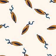 Fishing bait cartoon seamless pattern background N5