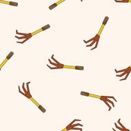 gardening shovel cartoon seamless pattern background N28