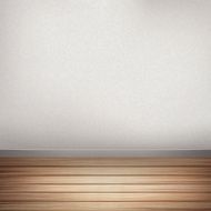 empty interior wall with wooden floor