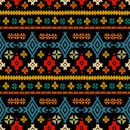 Tribal art ethnic seamless pattern N26