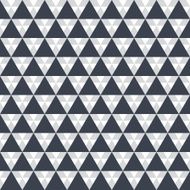 Seamless pattern Black triangle on white background