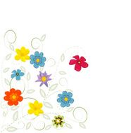 Gift card Floral design background N2