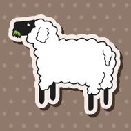 animal sheep cartoon theme elements N13