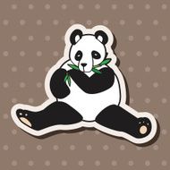 animal panda cartoon theme elements N17