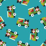shopping cart flat icon eps10 seamless pattern background N4