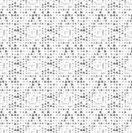 Textured with randomly rotated triangles squares
