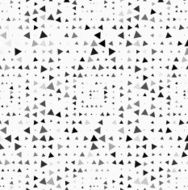 Textured with randomly colored triangles squares