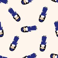 pastor and nun cartoon seamless pattern background N24